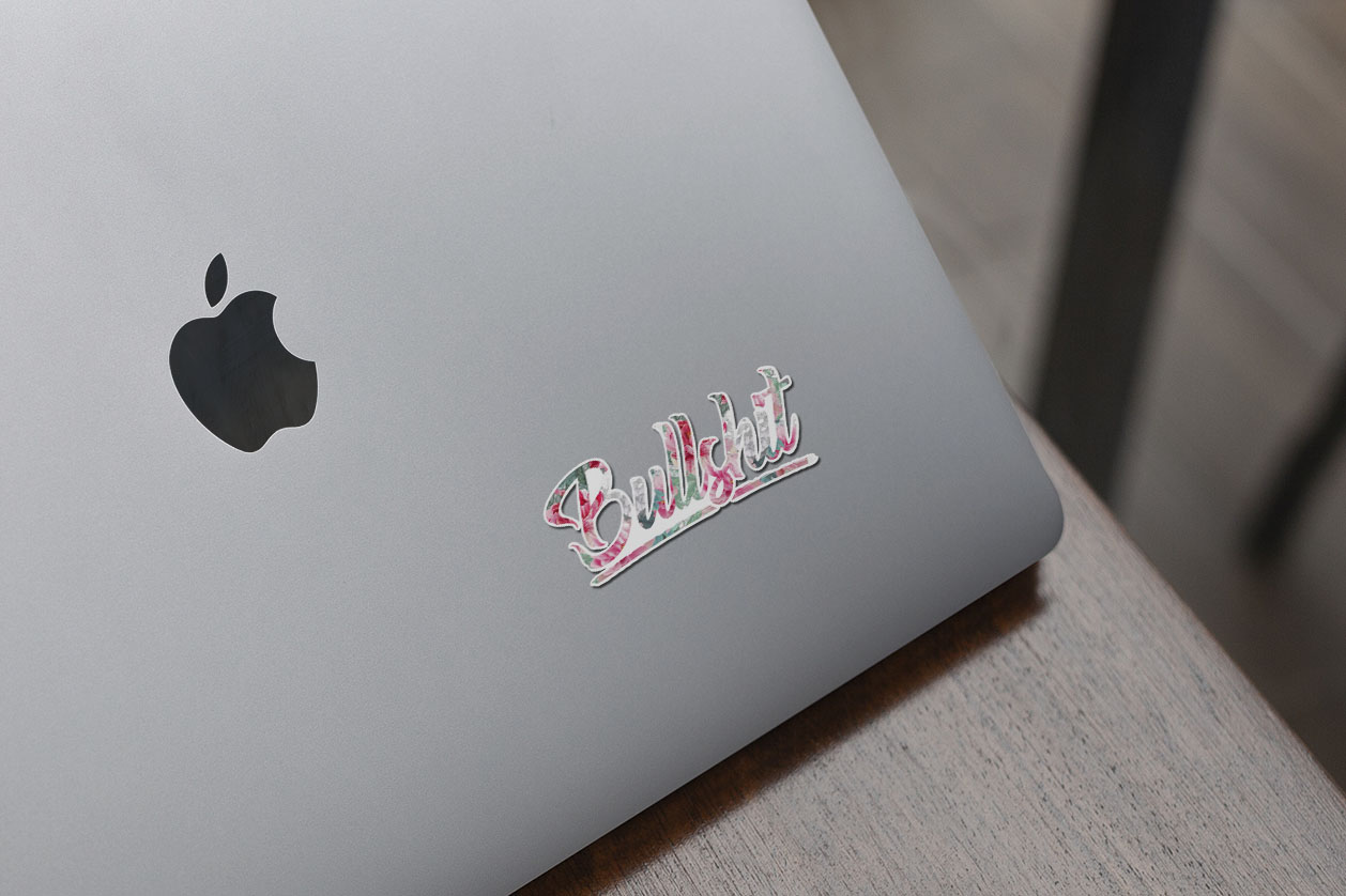 Bullshit - flower pattern 361