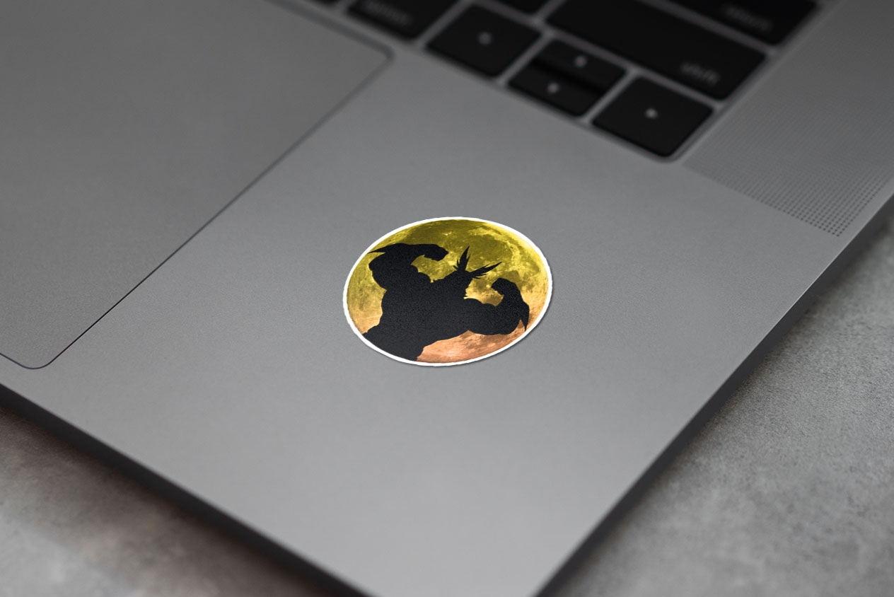 Anime Moon All Might Inspired Shirt  44 255