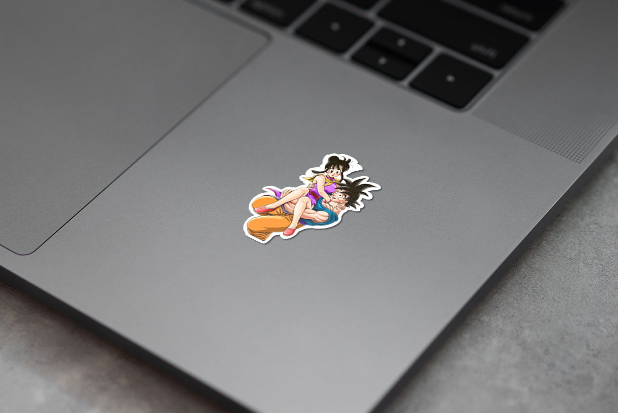 Goku and Chichi Sticker 52