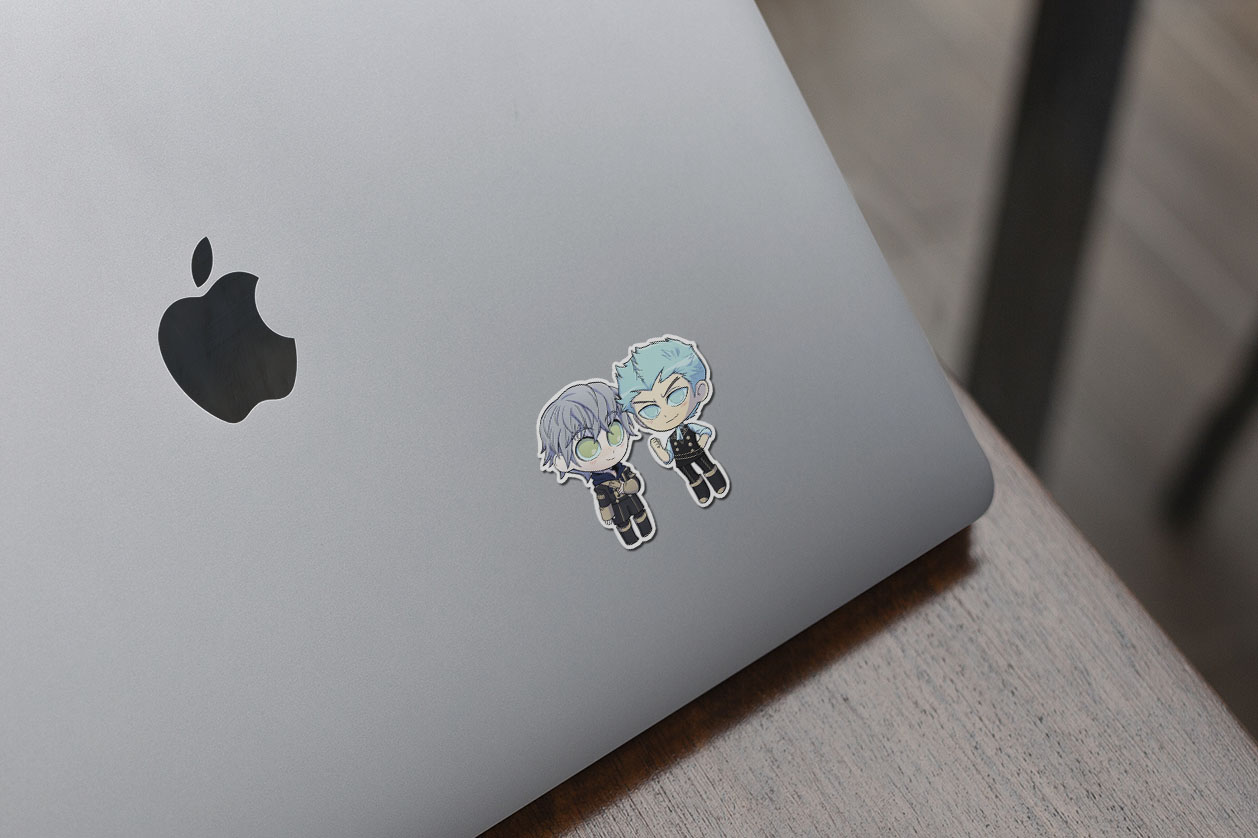 Ashe and Caspar - Fire Emblem Three Houses - Chibi Cuties 263